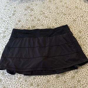 Lululemon Black Multi Purpose Skirt